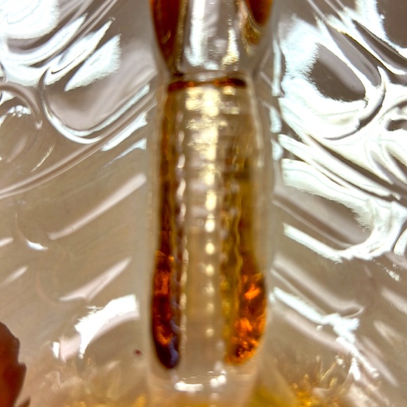 Vintage marigold carnival glass butterfly shaped candy/nut dish”Jeanette Glass” - Picture 4 of 5